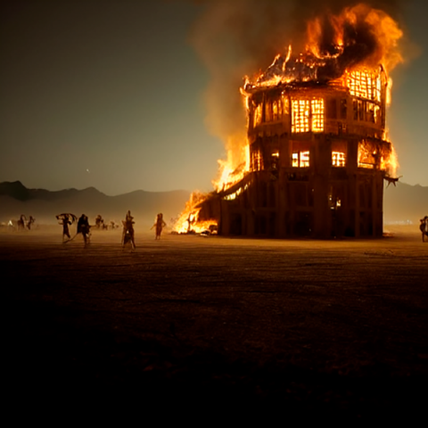 Пожар в особняке