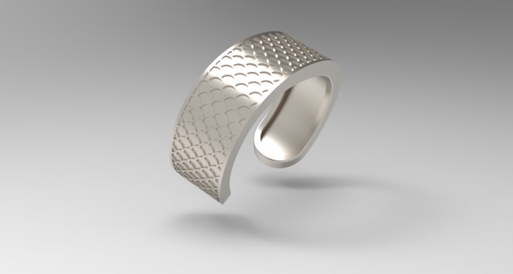 Scales platinum handcuff