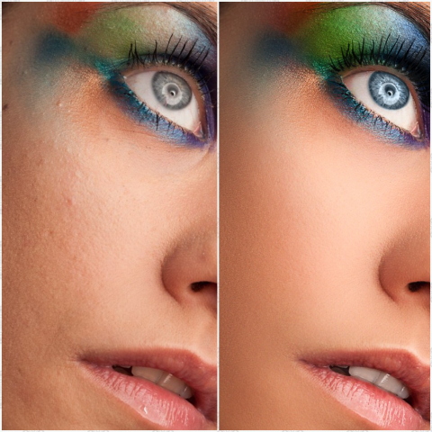 Глубокая ретушь