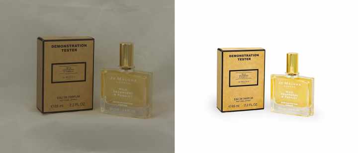 Предметная ретушь духов