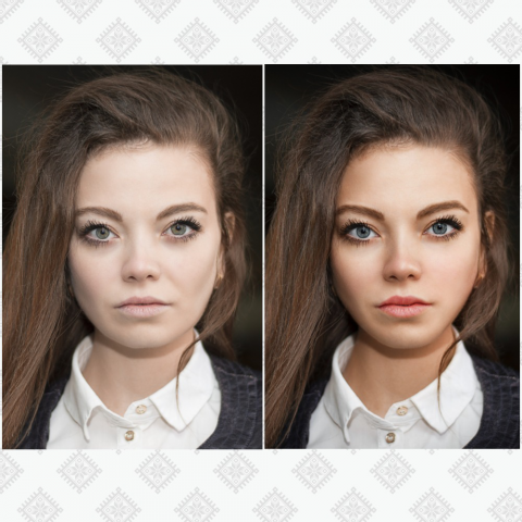 Ретушь девушки