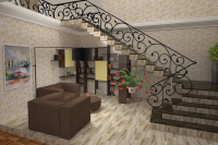 Интерьер зала (читальная зона)