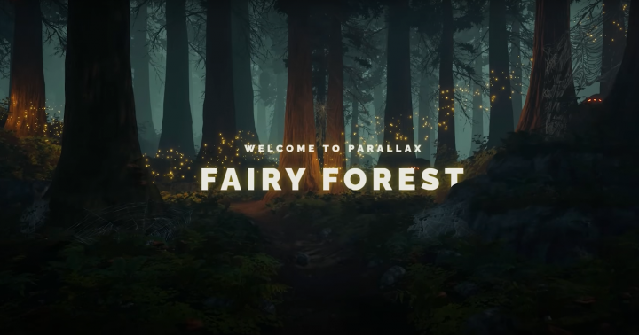Mystery forest (3d scroll)