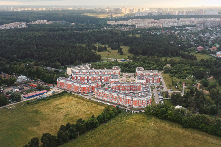 Аэровидеосъемка жилого комплекса