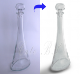 Обтравка на белый фон и цветокоррекция