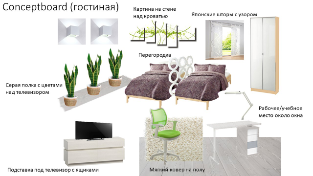 Комната 14 кв.м. (Концепт)