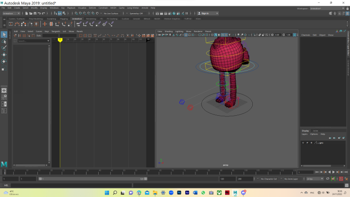 3D Анимация в Maya