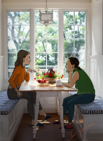 Открытка для мамы