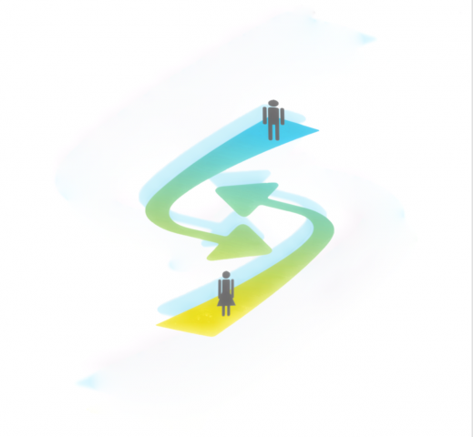 Мой первый логотип к блогу по коммуникациям