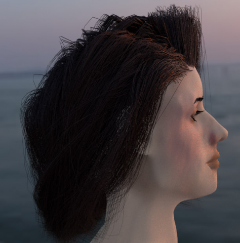 Realistic 3D woman