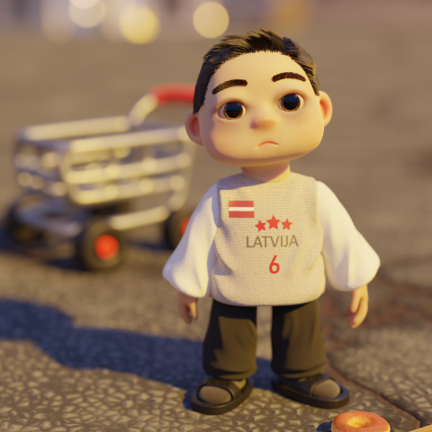 Joji 3d character