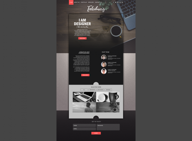 Landing page
