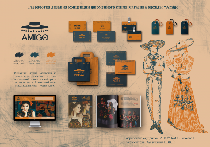 Фирменный стиль для магазина одежды