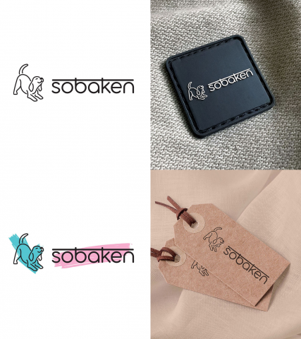 Логотип бренда товаров для животных "Sobaken"