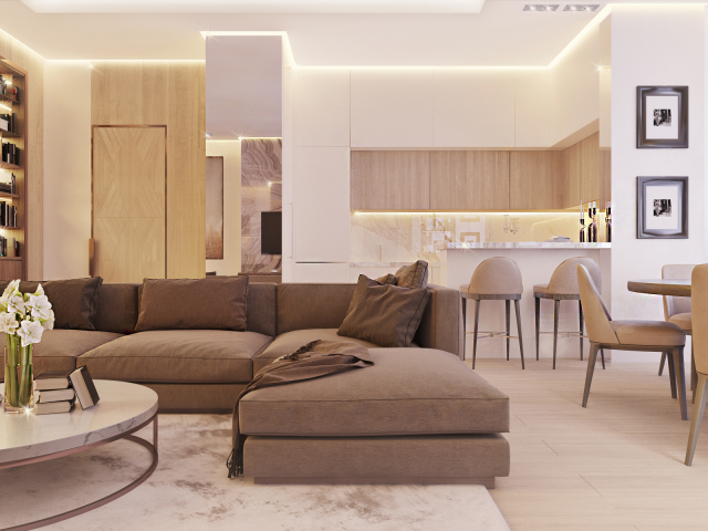 Изысканная классика в современном стиле в ЖК Royalhouse