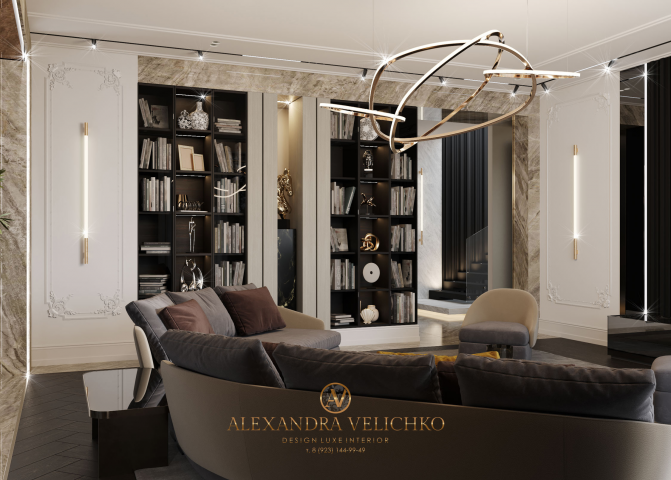 Дизайн элитного интерьера от студии Alexandra Velichko designlux