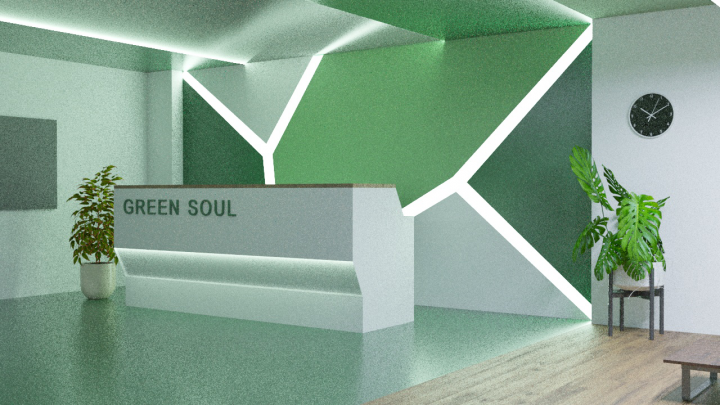 Визуализация офисного пространства