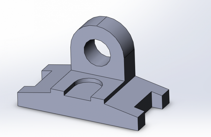 Простая деталь в SolidWorks