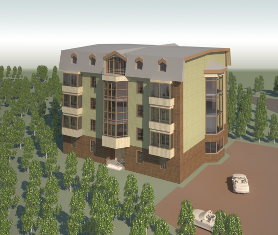 В 2015 году разработан проект многоквартирного жилого дома