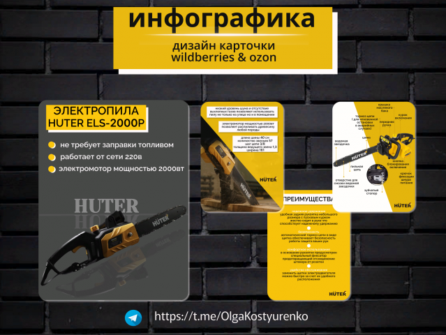 инфографика электропила