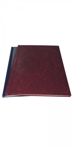 Переплет твердый термоклеевой и металлическим каналом