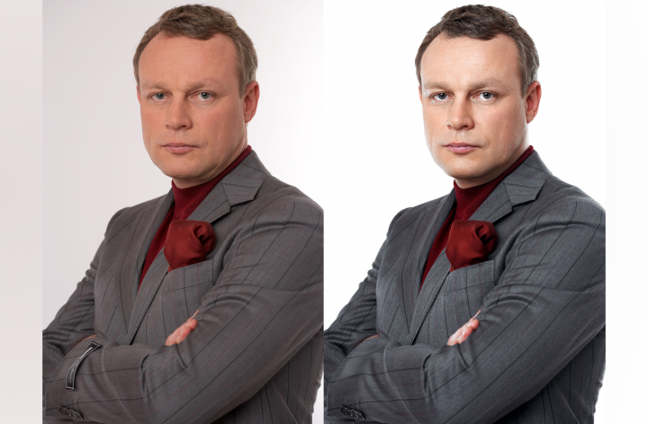 Ретушь мужского портрета