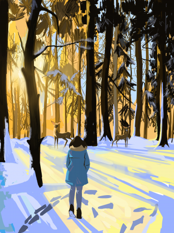 Солнечная зима