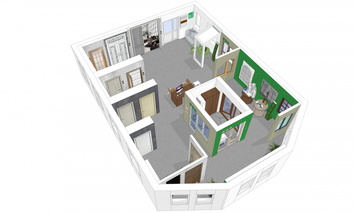 Выставочный стенд совместный ЭкоОкна+Porta Prima