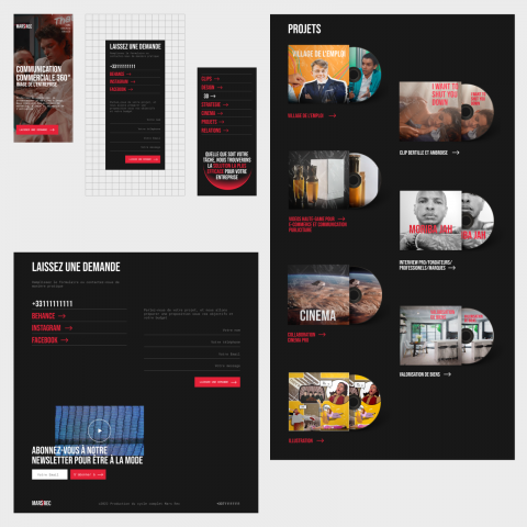 Сайт агенства видео-продакшена полного цикла