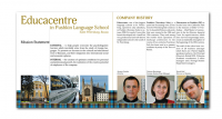 Буклет для компании Educacentre