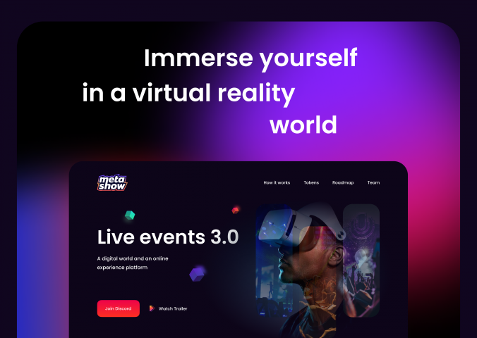 Landing Page for Meta Show
