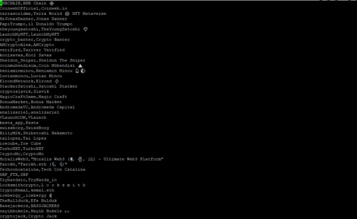 Парсер подписок twitter аккаунта