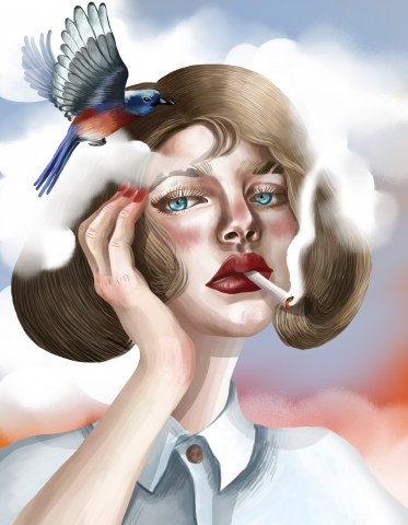 Диджитал арт. Портрет