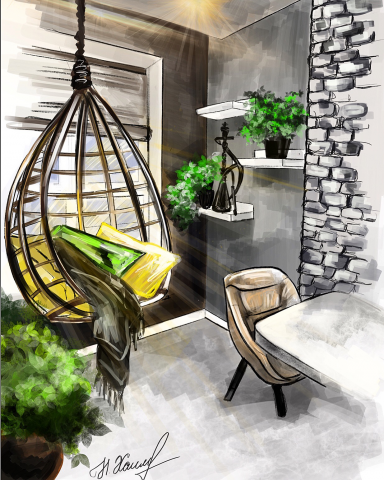 Визуализация интерьера