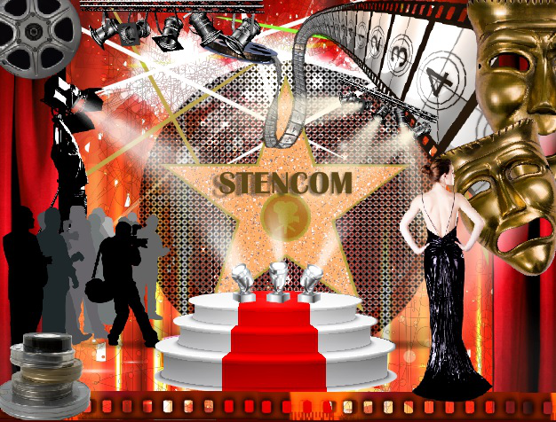 Разработка баннера. Тематика Hollywood