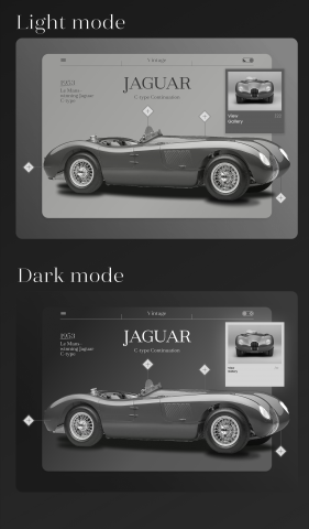 Jaguar Home Page concept