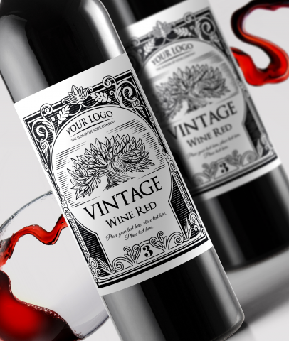 Этикетки винные