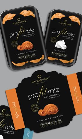 Упаковка профитролей
