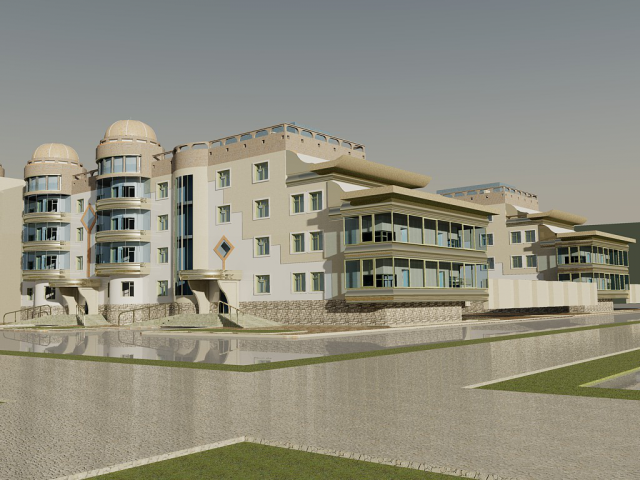 Жилой дом средней этажности