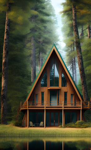 a frame style house