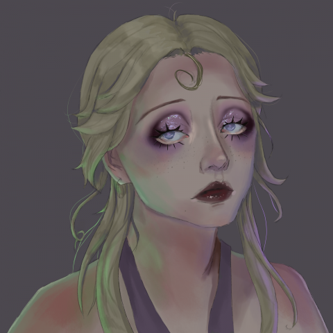 Girl with makeup