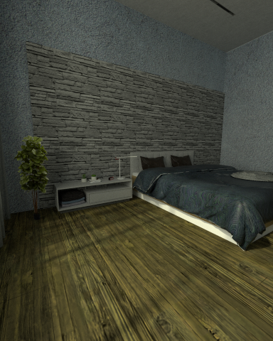 Рендер комнаты в V-Ray