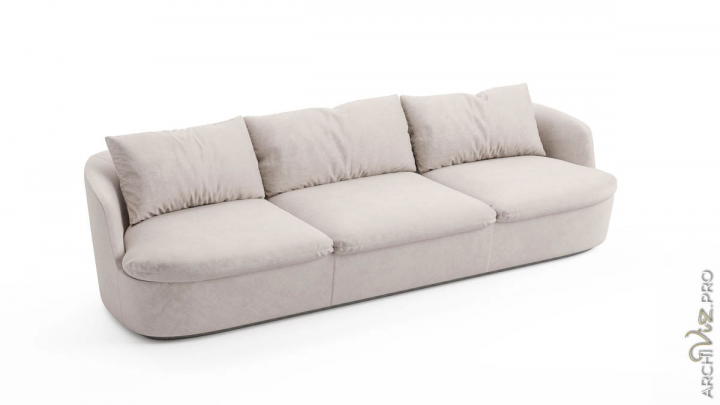 Моделирование и визуализация дивана ORLA