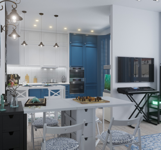 Интерьер в стиле морском стиле