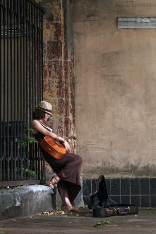 Уличная постановочная съёмка