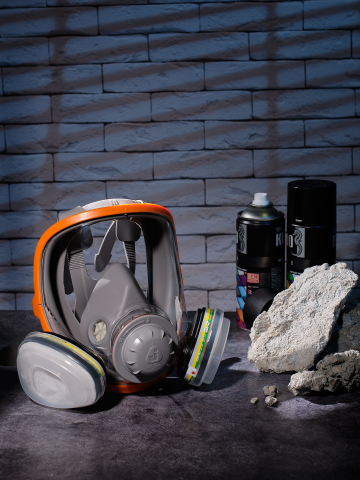 Рекламное фото респиратора