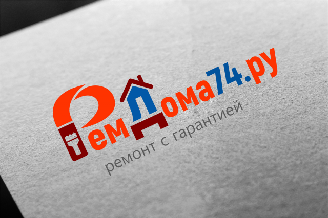 Разработка логотипа для компании "РемДома74.ру"