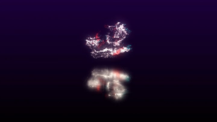 After Effects анимированный глитч-логотип