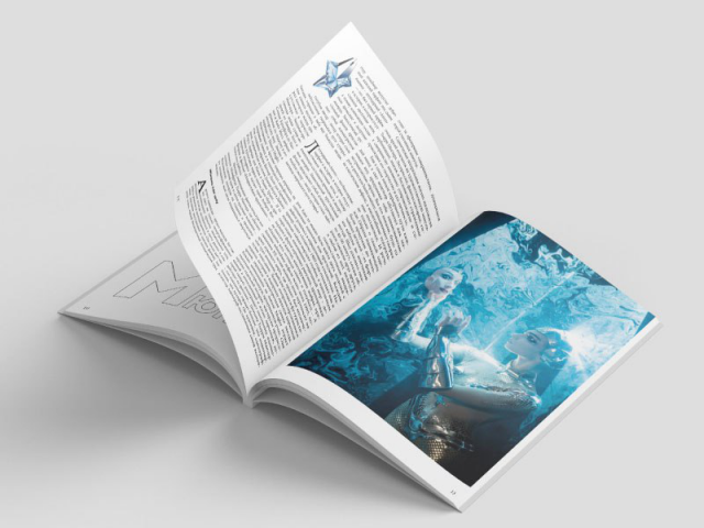 Полиграфическая верстка на примере журнала