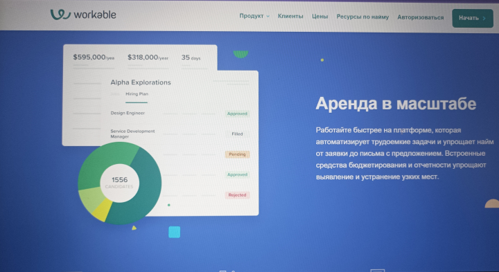 Обзор на сайт Workable